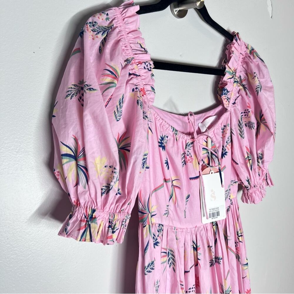 NEW Selkie Terrace Gown in Daiquiri Tropical Pink Maxi Dress Sx XS - Picture 5 of 8